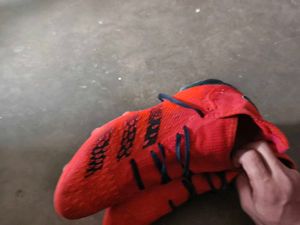 Red Adidas Predator Football Cleats