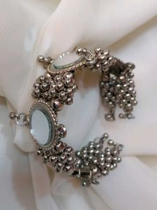 Silver Mirror Work Bracelet🪞🌻