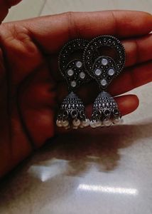 Silver Colour Earrings