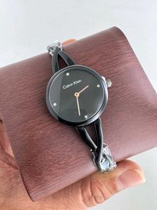 Calvin Klein Two-Tone Bangle Watch