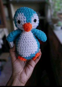 Crochet Penguin Plush Toy