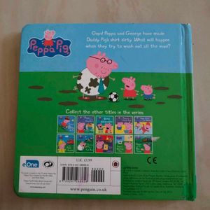 combo of plush toy with 2 peppa board bo