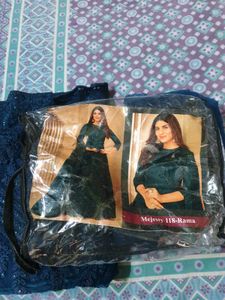 Elegant Teal Embroidered Anarkali Gown