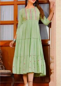 Elegant Tiered Anarkali Kurta