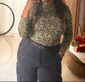 Turtle Neck Fitted Top