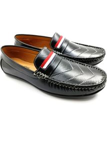 CORWOX Men's Black Loafer Shoes