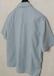 Men's Light Blue Short Sleeve Shirt
