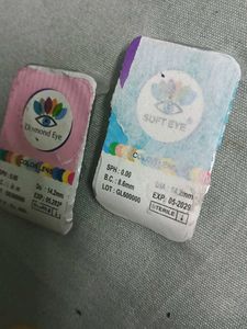 Mink Contact Lenses with Case and Victoria secret