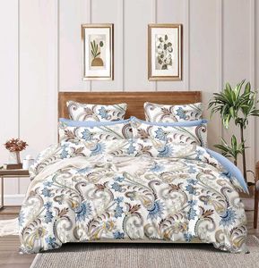 Hot &amp; Soft Glace Cotton Duvet Cover Set with Zippe