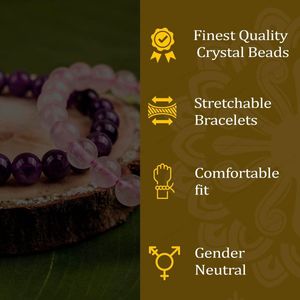 Amethyst &amp; Rose Quartz Bracelets