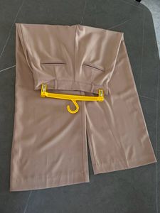 High-Waisted Wide-Leg Trousers