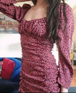Zara printed dress