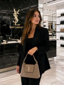 Suede Material YSL sling bag*( NO BOX)High End Sup