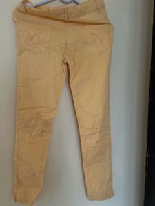 Stylish Yellow Chinos