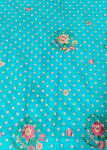 ✨💙Beautiful Cyan Colour Saree ✨💙