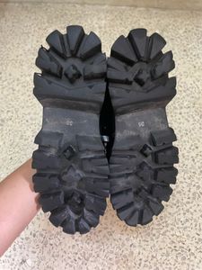 Black Chunky Platform Mary Janes