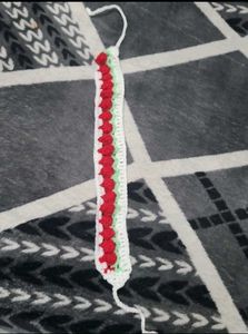 Handmade Crochet Strawberry Headband