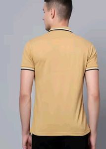 Men's Mustard Yellow Polo T-Shirt