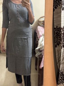 Stylish Grey Kurta for Women