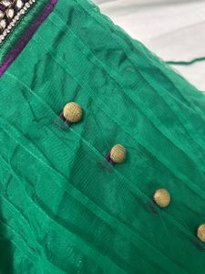 (Kurti) Stunning Green &amp; Purple Kurti