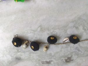 Boho Pom &amp; Cowrie Shell Waist Cha