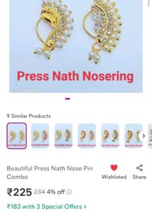 Brand New Nose Pin Combo