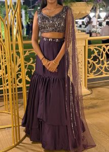 Elegant Sequined Lehenga Choli
