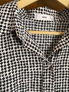 Classic Black &amp; White Printed Shirt