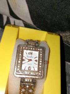 Sparkling Square Women's Watch