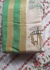 Embroidery Handloom Saree