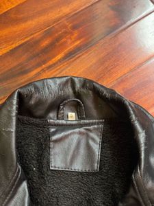 Men's Faux Leather Biker Jacket