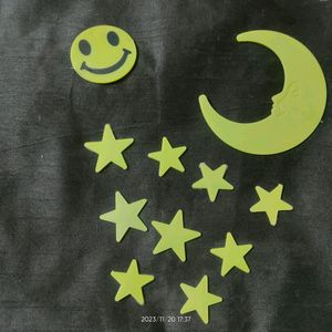 5 Celling Stickers Moon Star