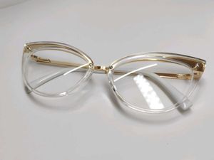 Clear Cat-Eye Glasses