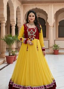 ANARKALI WITH DUPATTA 💛