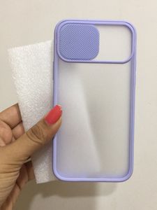 IPhone11Pro Lavender Matte Sliding Camera Protection Phone Cover Case