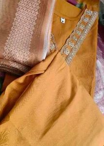 Yellow Kurta Set with Dupatta