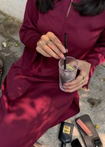 Elegant Maroon Kurta Set with Palazzo