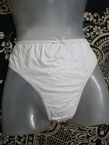 Comfortable White Cotton Briefs