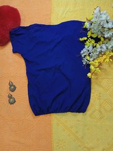 PINK ALMIRAH BLUE TOP