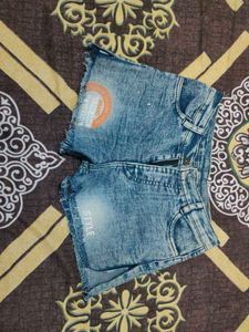 Stylish Blue Denim Shorts