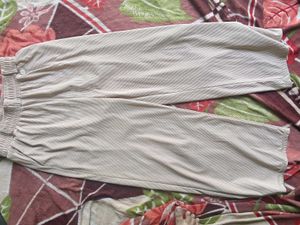 Comfortable Beige Palazzo Pants