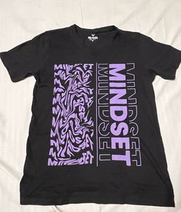 Black "Mindset" Graphic T-Shirt