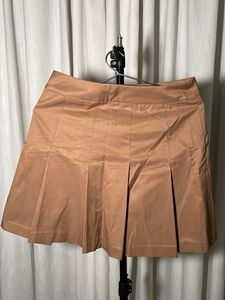 🆕H&amp; M Brown Pleated Mini Skirt