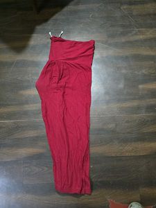 Maroon Salwar Pants