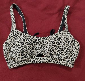 “Soft stretchable padded leopard print