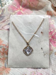Elegant Blue Stone Necklace