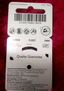 "Signia Hear Aid Batteries 675 No"....