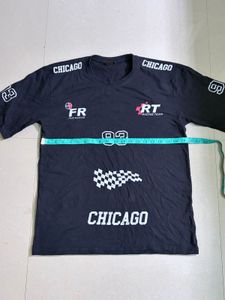Black "Chicago" Racing Team T-Shirt