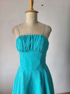 Beautiful Teal Strapless Dress
