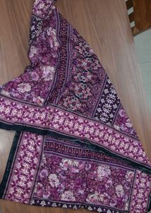 Vibrant Floral Print Dupatta